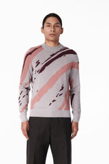 Dove Gray Pink and Burgundy