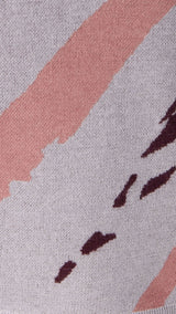 Dove Gray Pink and Burgundy