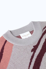 Dove Gray Pink and Burgundy