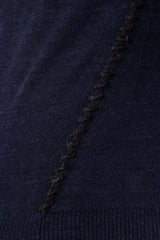 Dark Navy with Anthracite stitch