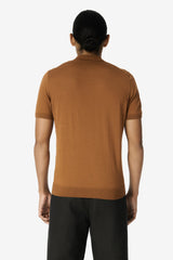 Brown with Gold Riri zipper